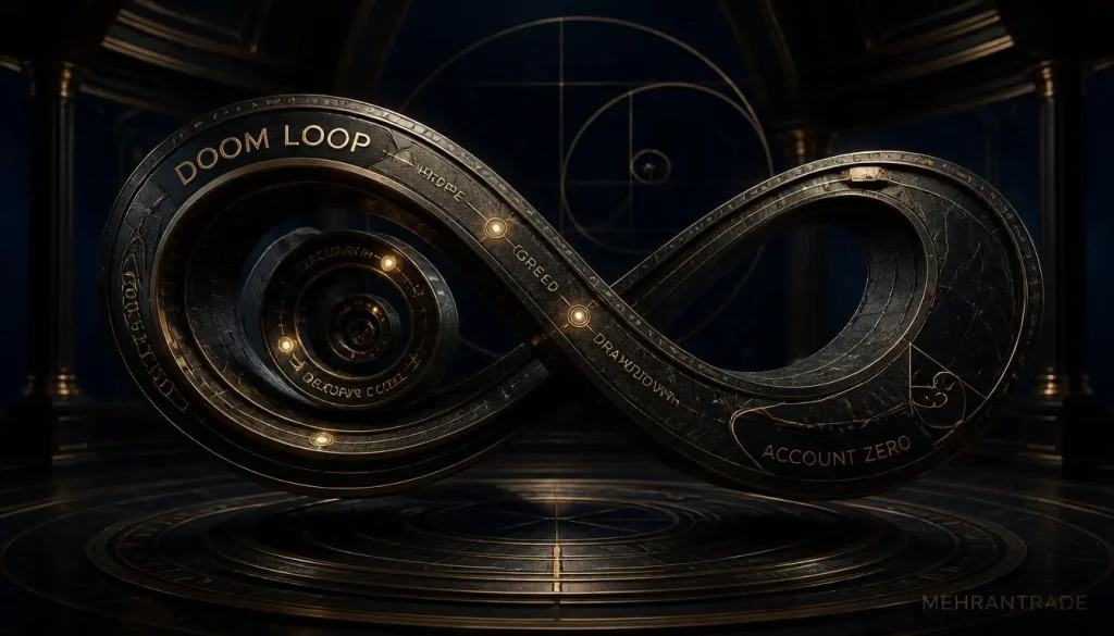 بررسی سندروم چرخه نابودی (The Doom Loop) در تریدرهای دنبالهرو سیگنال؛ تحلیل روانشناسی ترید و چرخه تکرار اشتباهات در بازار فارکس